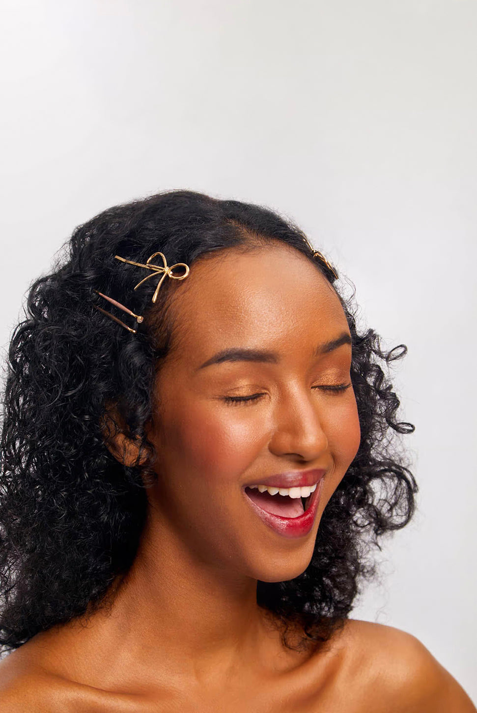 Metal Enamel Cloud & Bows - Rosewood-KITSCH-Over the Rainbow