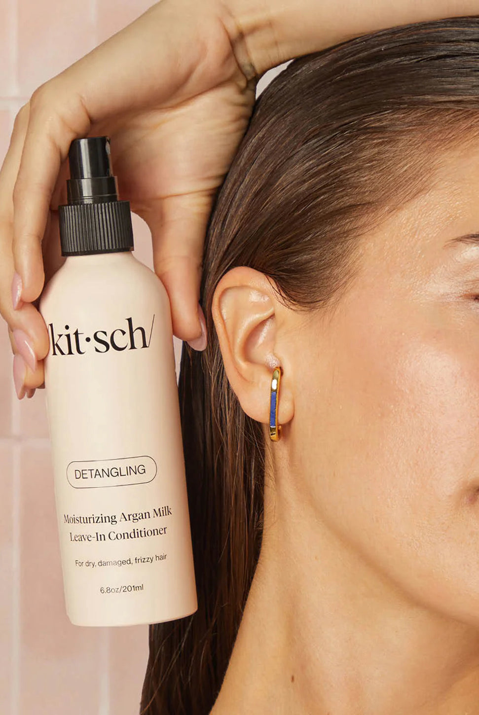 Moisturizing Argan Milk Leave-In Conditioner-KITSCH-Over the Rainbow