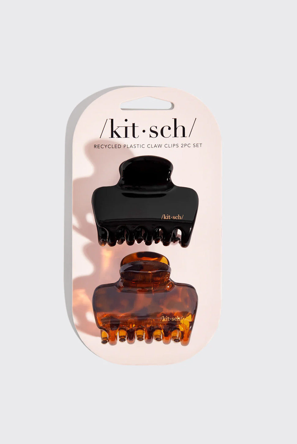 Recycled Plastic Med Claw Clips - Black & Tort-KITSCH-Over the Rainbow