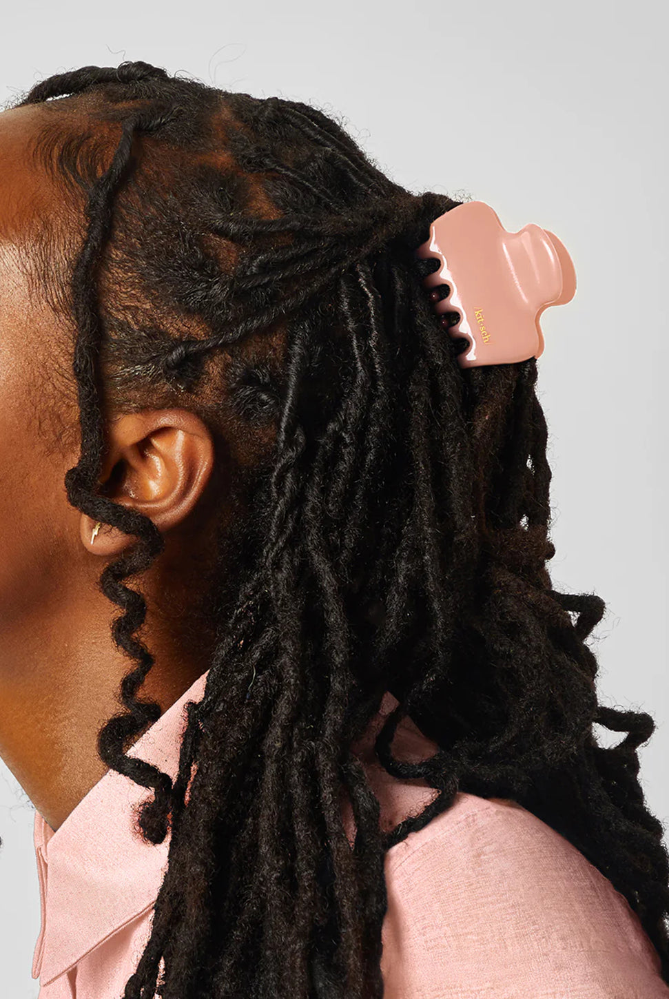 Holiday Recycled Plastic Claw Clip - Rosewood-KITSCH-Over the Rainbow