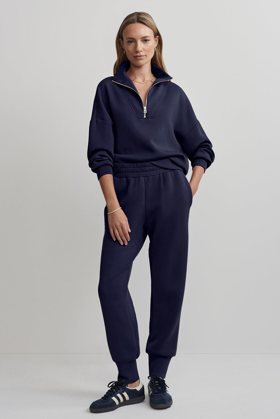 Slim Cuff Pant 25" - Navy-VARLEY-Over the Rainbow