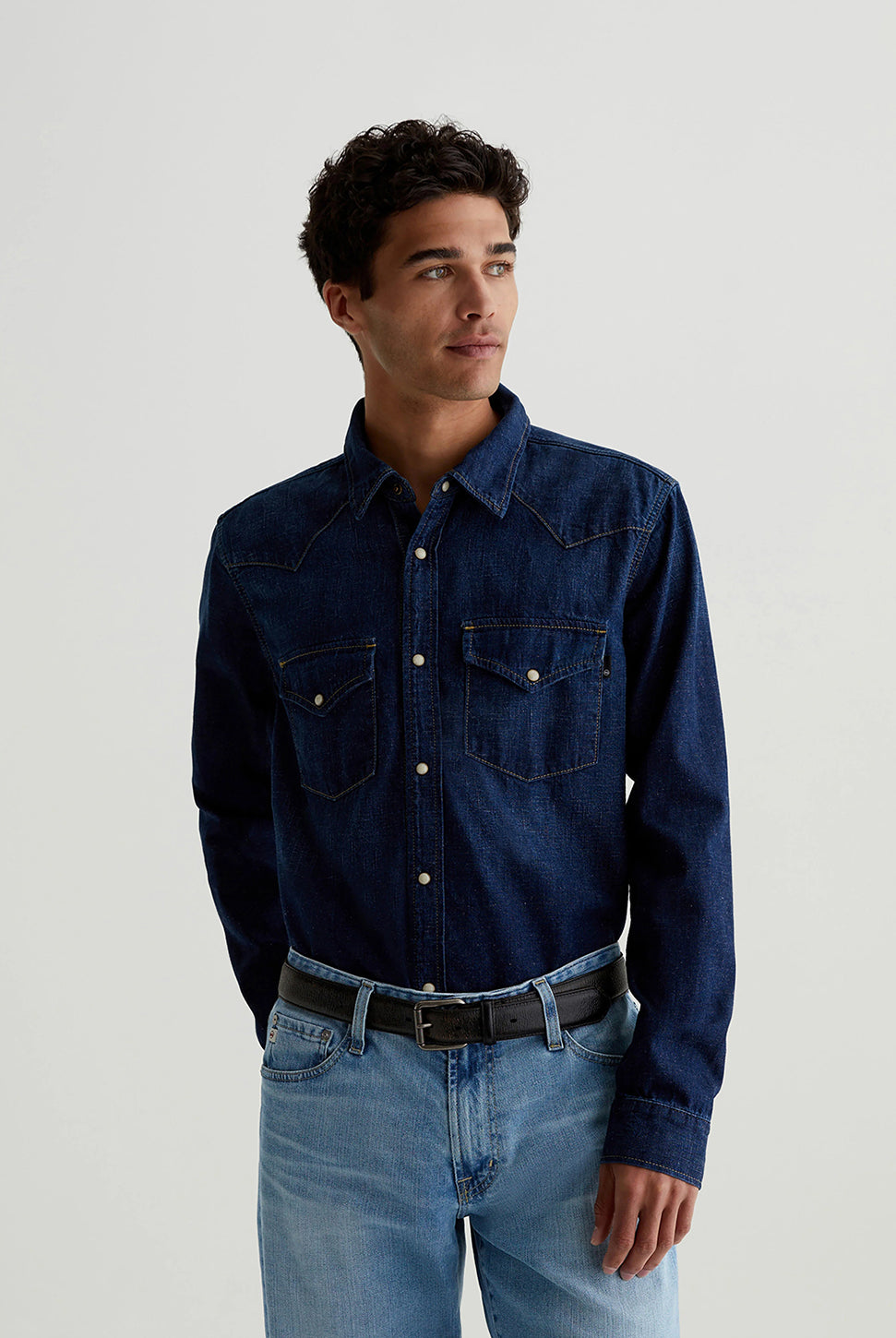 Aiden Western Shirt - Tactile-AG Jeans-Over the Rainbow