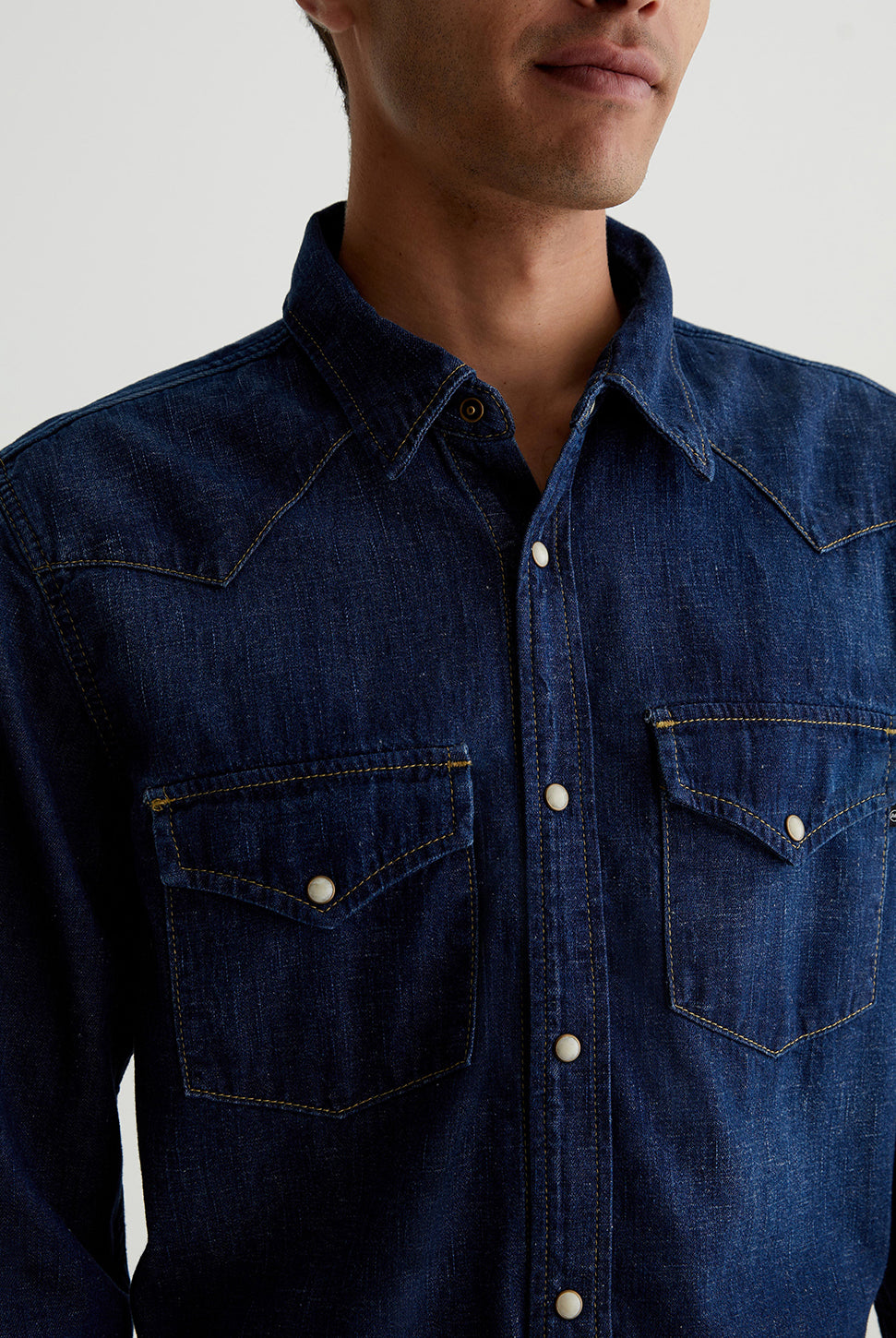 Aiden Western Shirt - Tactile-AG Jeans-Over the Rainbow