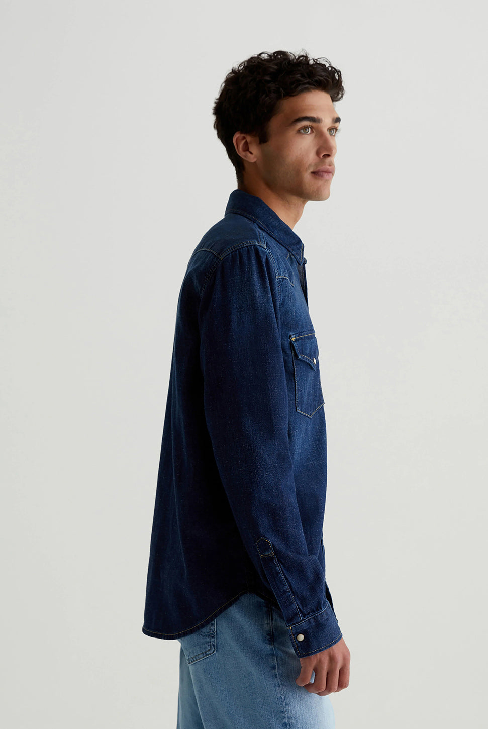 Aiden Western Shirt - Tactile-AG Jeans-Over the Rainbow