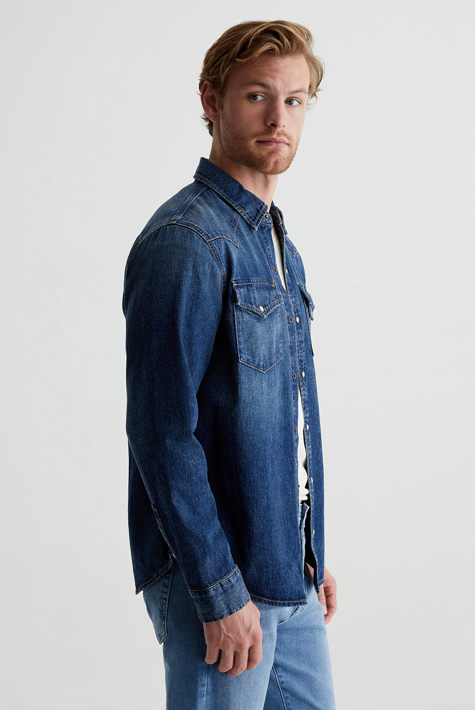 Aiden Western Shirt - Exhibition-AG Jeans-Over the Rainbow