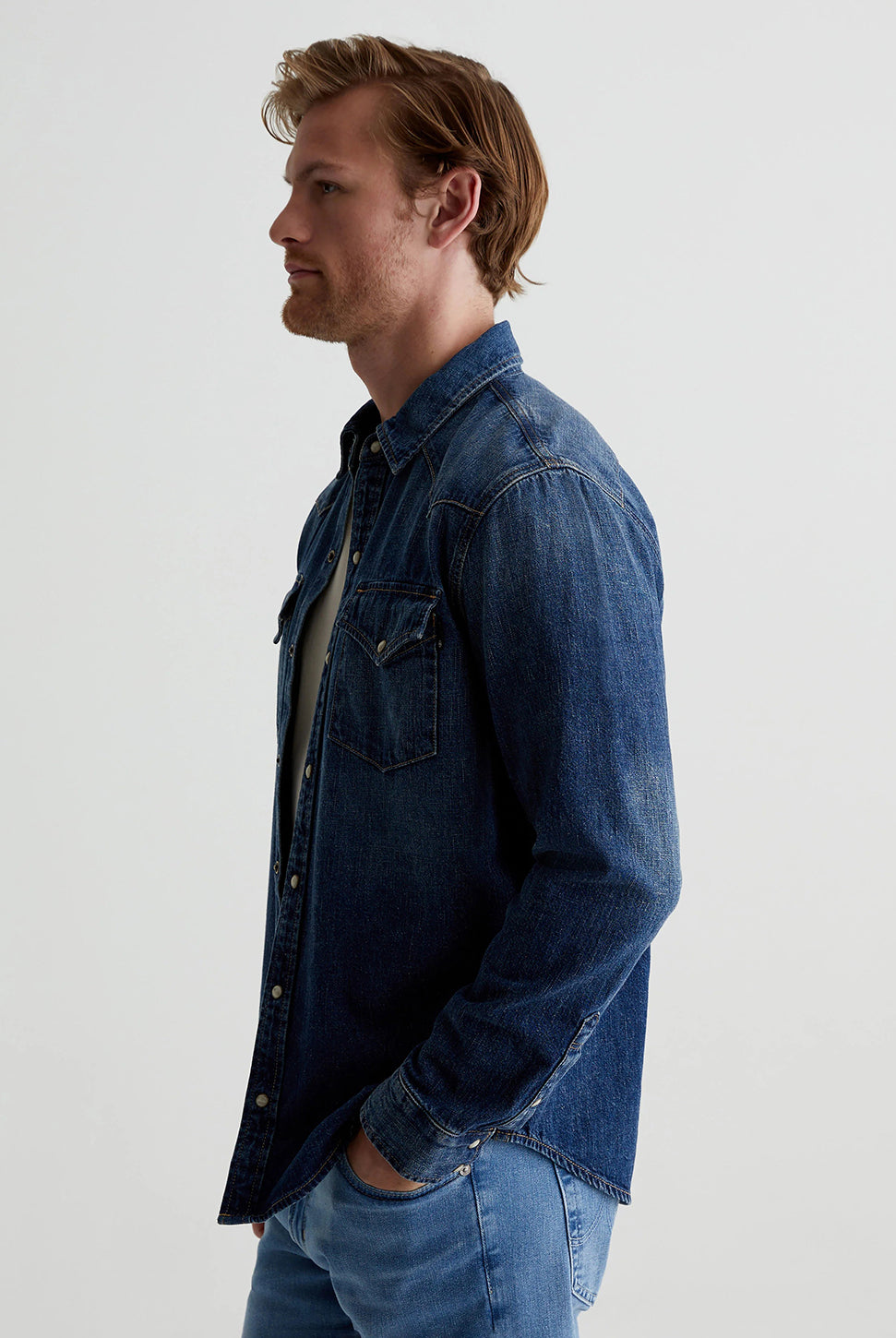 Aiden Western Shirt - Exhibition-AG Jeans-Over the Rainbow