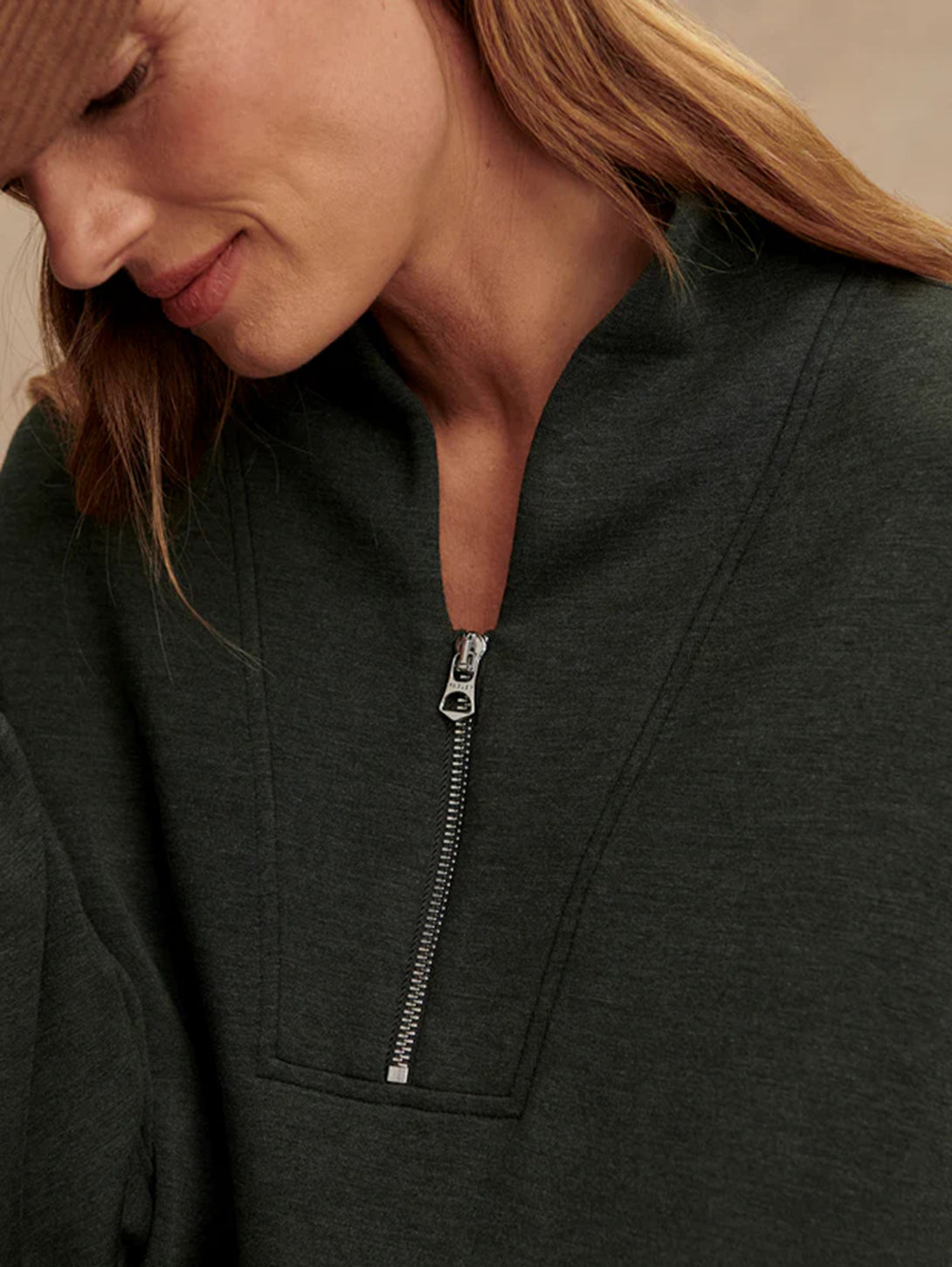 Davidson Sweatshirt - Olive Marl-VARLEY-Over the Rainbow