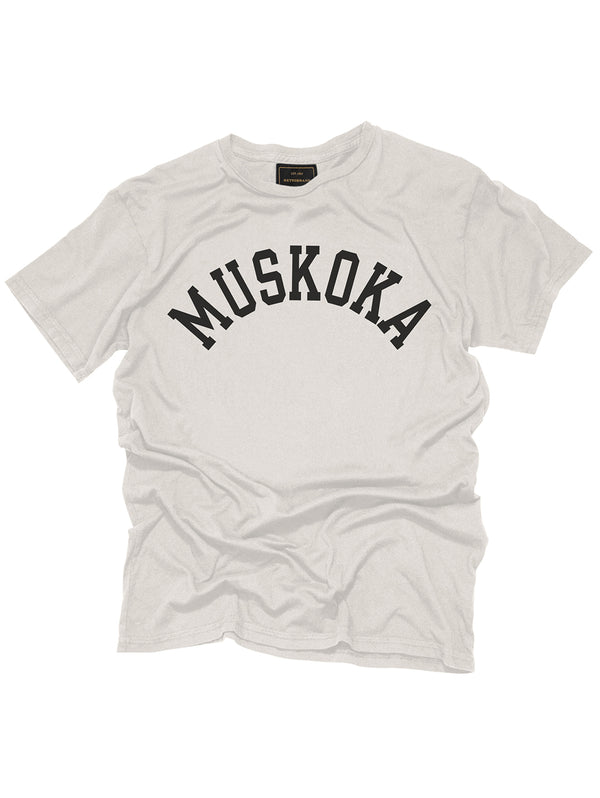 Muskoka Arch T-Shirt - Antique White-Retro Brand Black Label-Over the Rainbow