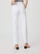 Sasha High Rise Straight Jean - Crisp White-Paige-Over the Rainbow