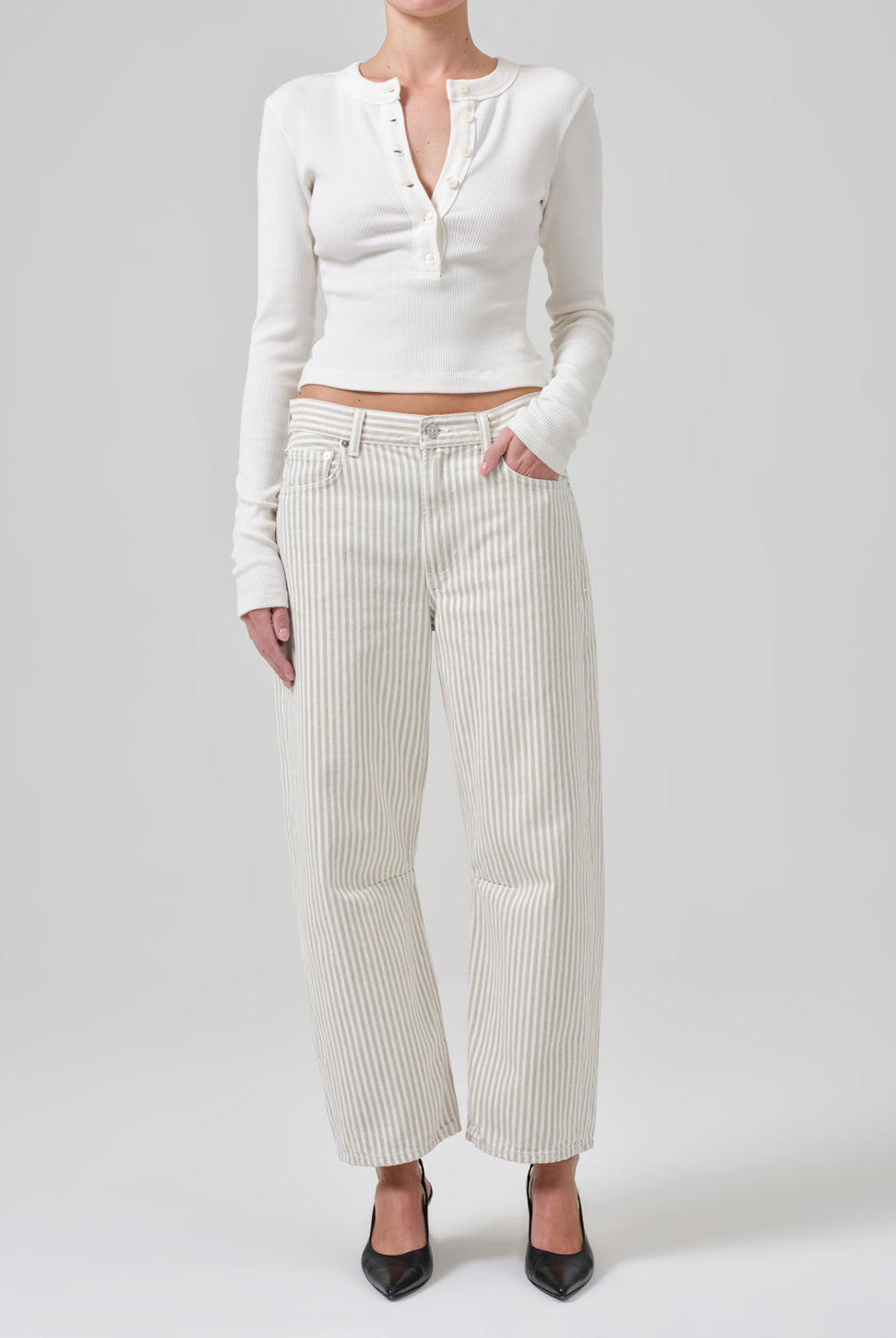 Varra Henley Top - Pashmina-Citizens of Humanity-Over the Rainbow