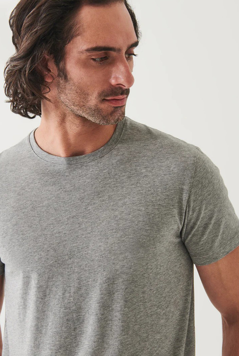 Iconic Pima Crew Neck T-Shirt-Patrick Assaraf-Over the Rainbow