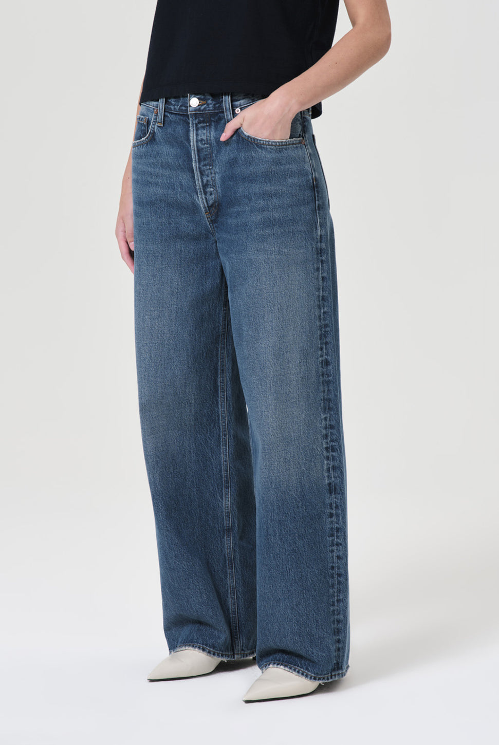 Low Slung Baggy Jean - Essence-AGOLDE-Over the Rainbow
