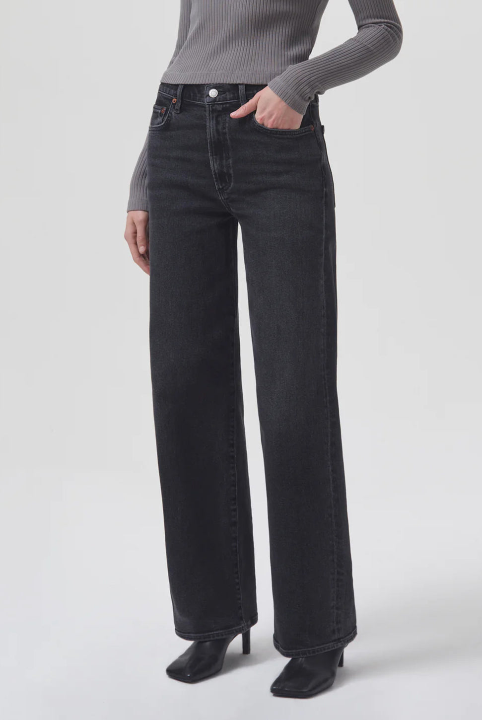 Harper Mid Rise Straight Jean - Hush-AGOLDE-Over the Rainbow