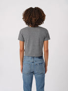 Short Sleeve Babe Tee - Heather Grey-AMO-Over the Rainbow