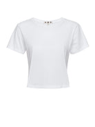 Short Sleeve Babe Tee - White-AMO-Over the Rainbow