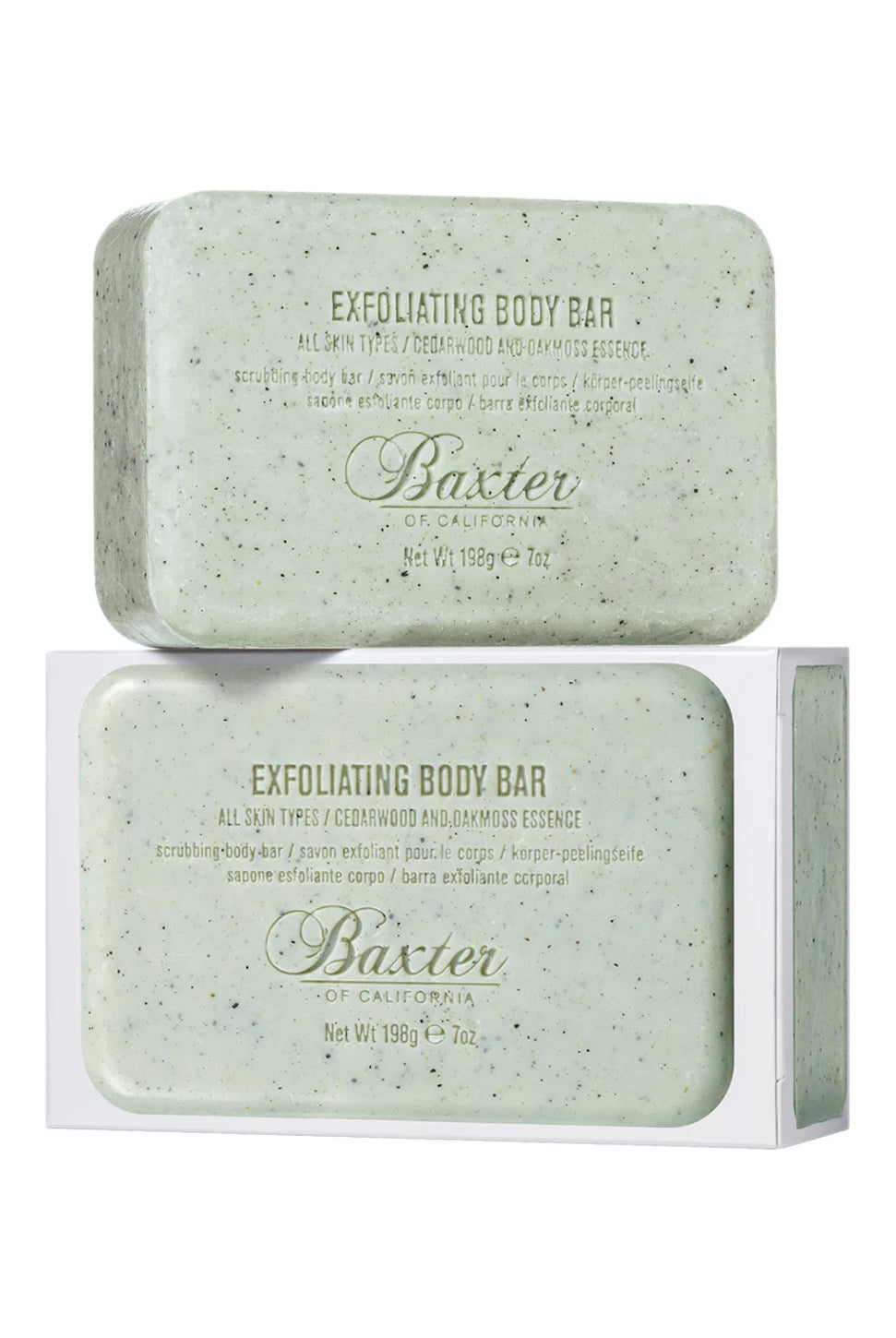 Exfoliating Body Bar - Cedarwood & Oakmoss-BAXTER OF CALIFORNIA-Over the Rainbow