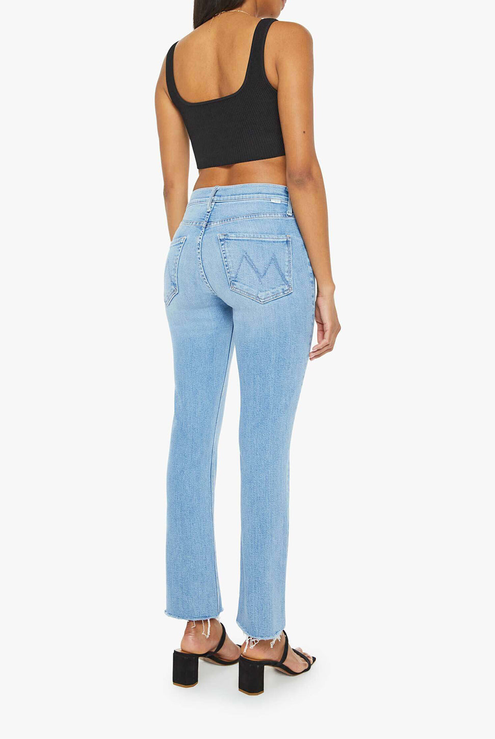 The Mid Rise Dazzler Ankle Fray Jean - Blessing In Disguise-Mother-Over the Rainbow