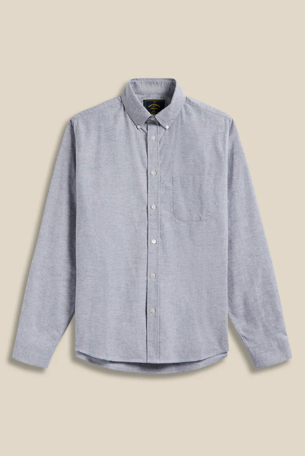 Brushed Oxford Shirt - Blue-PORTUGUESE FLANNEL-Over the Rainbow