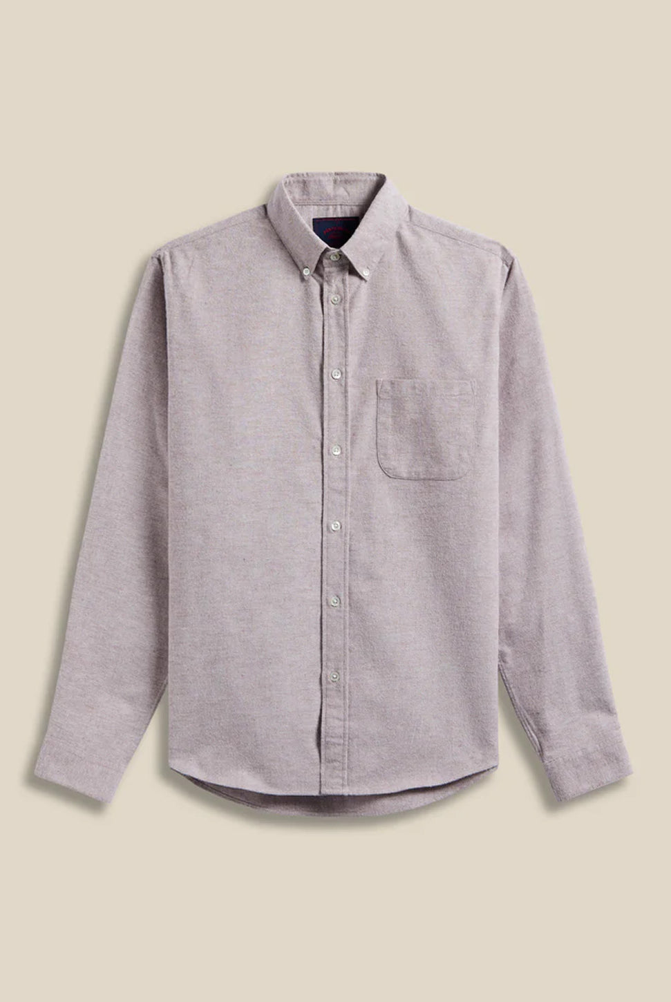 Brushed Oxford Shirt - Bordeaux-PORTUGUESE FLANNEL-Over the Rainbow