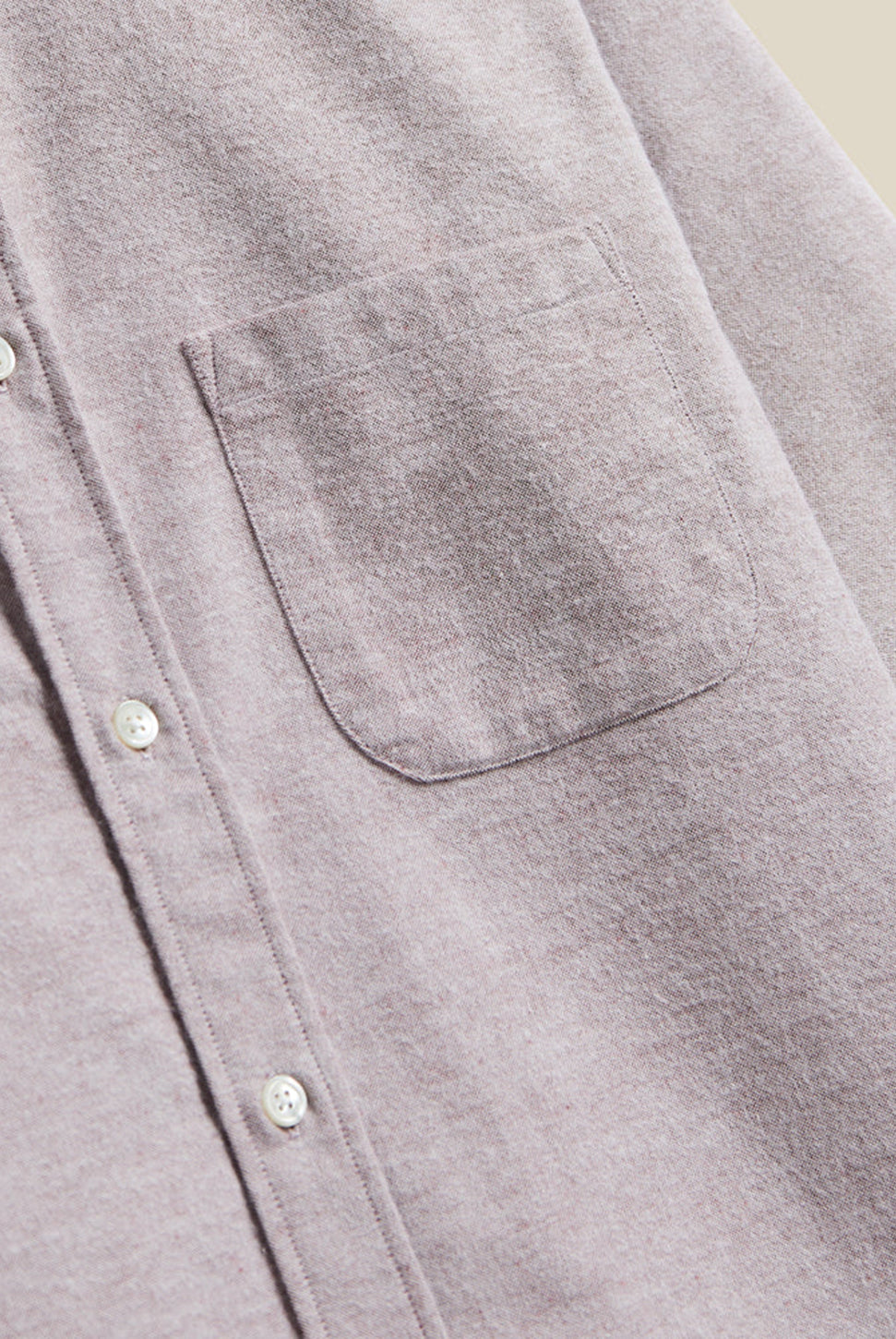 Brushed Oxford Shirt - Bordeaux-PORTUGUESE FLANNEL-Over the Rainbow