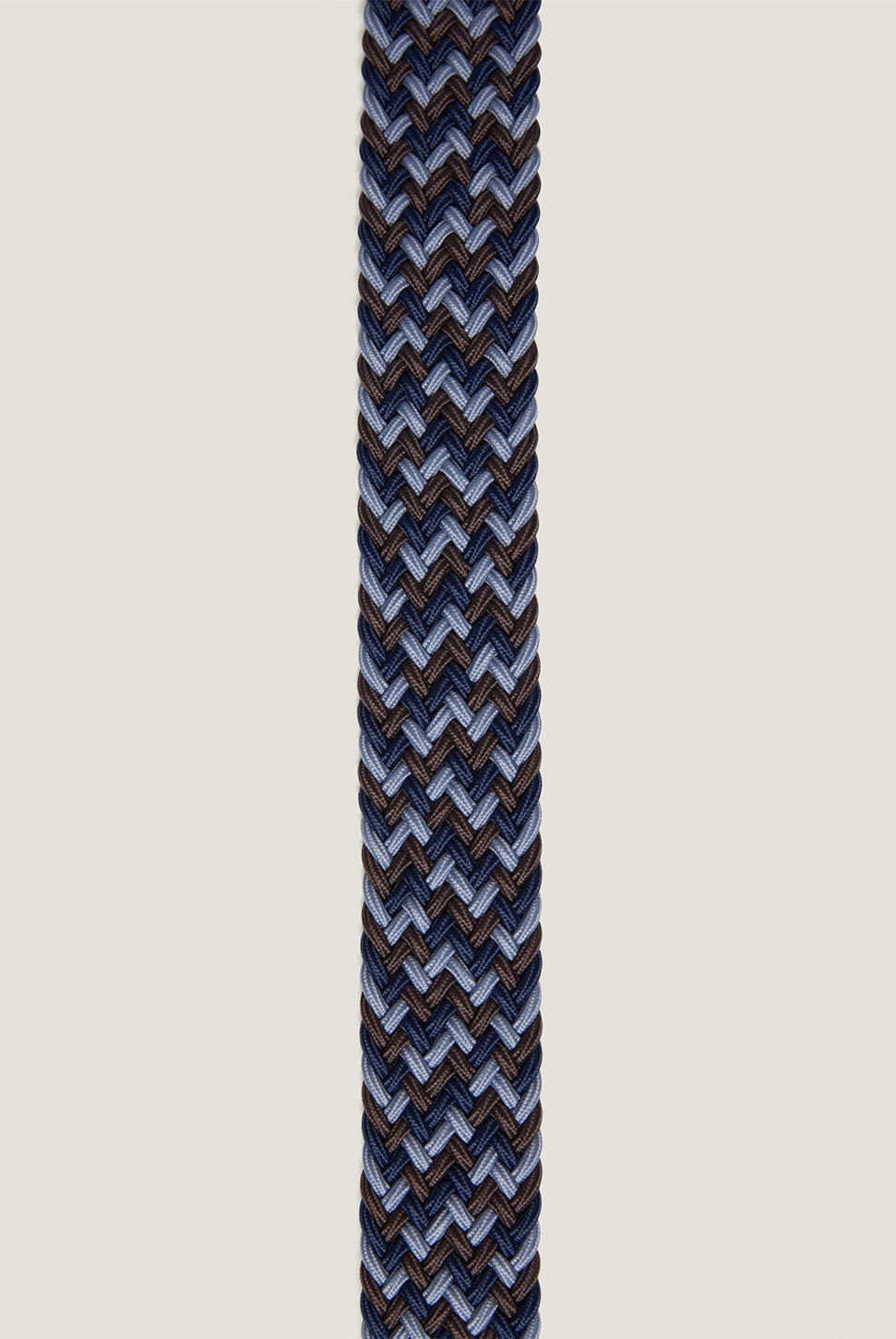 Braided Elastic Belt - Indigo Multi-34 HERITAGE-Over the Rainbow