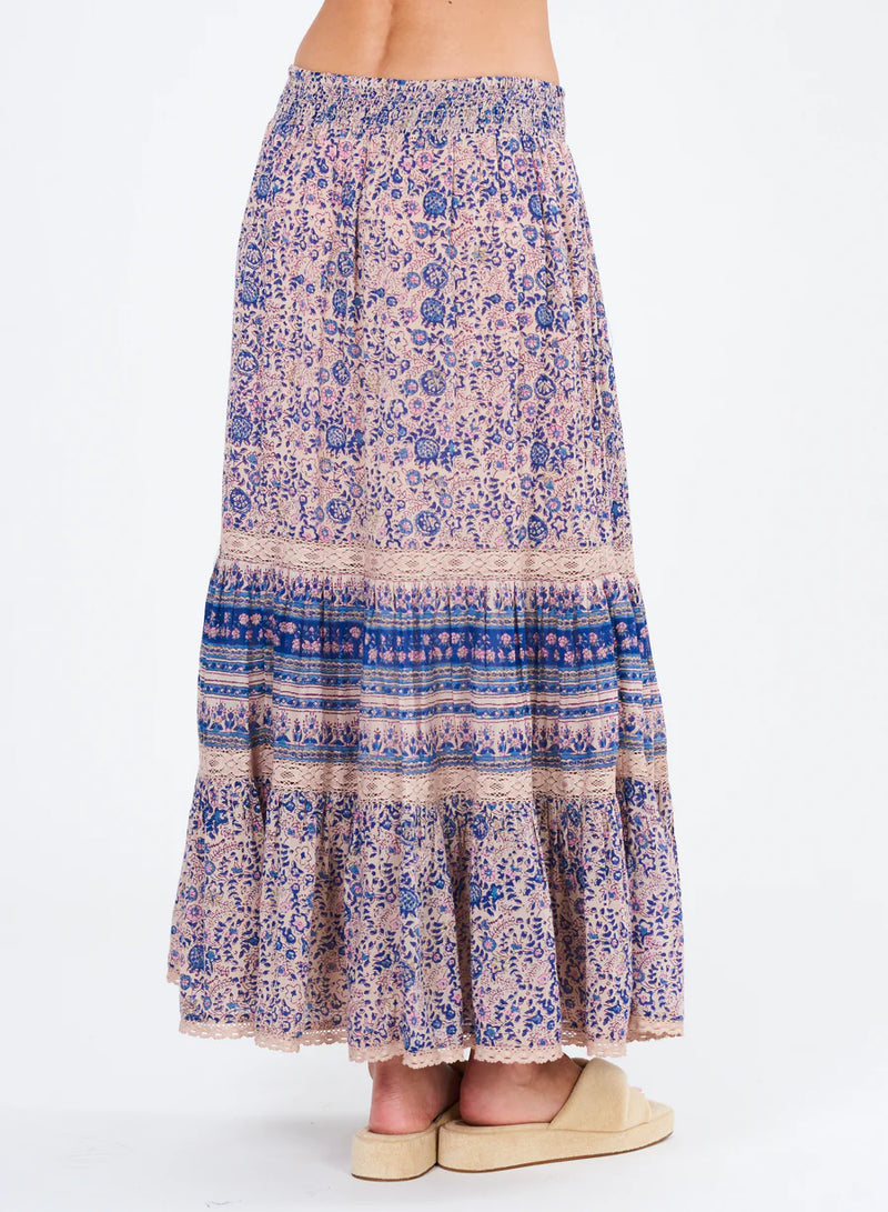 Cass Maxi Skirt - Multi-MABE-Over the Rainbow