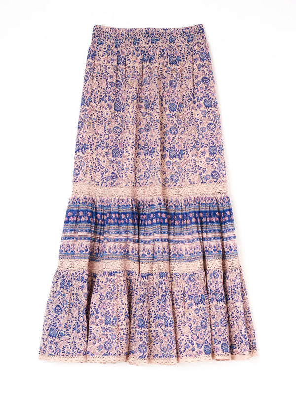 Cass Maxi Skirt - Multi-MABE-Over the Rainbow