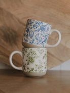 Stoneware Coffee Mug - Blue Delft-SWEET WATER DECOR-Over the Rainbow