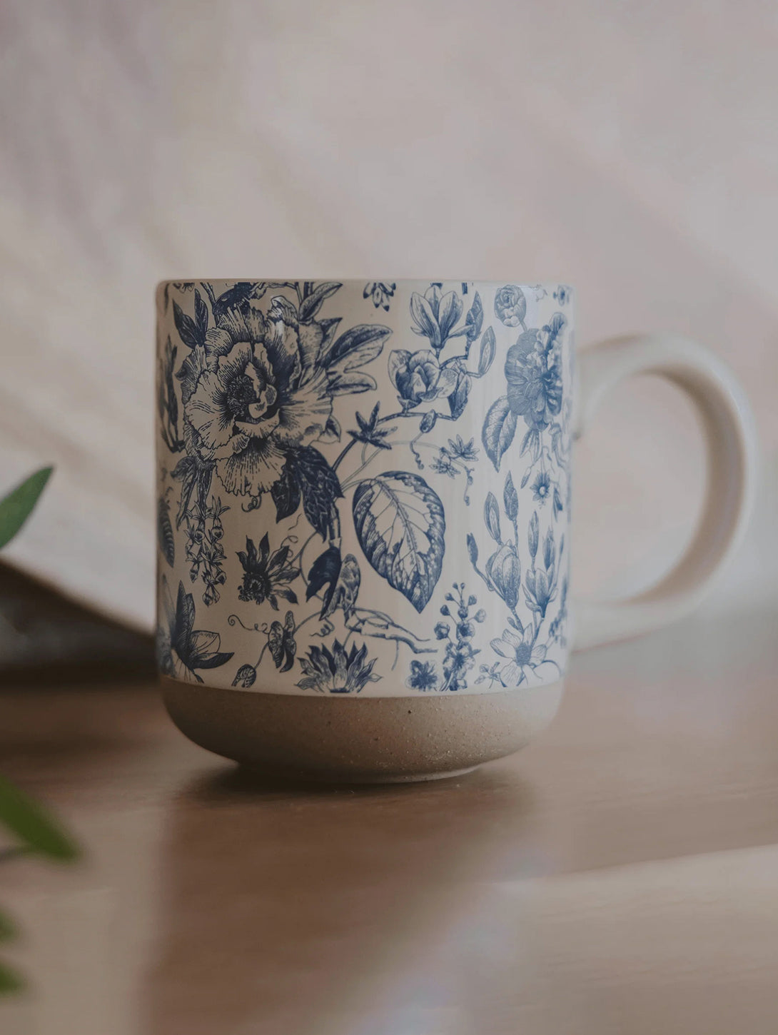 Stoneware Coffee Mug - Blue Delft-SWEET WATER DECOR-Over the Rainbow