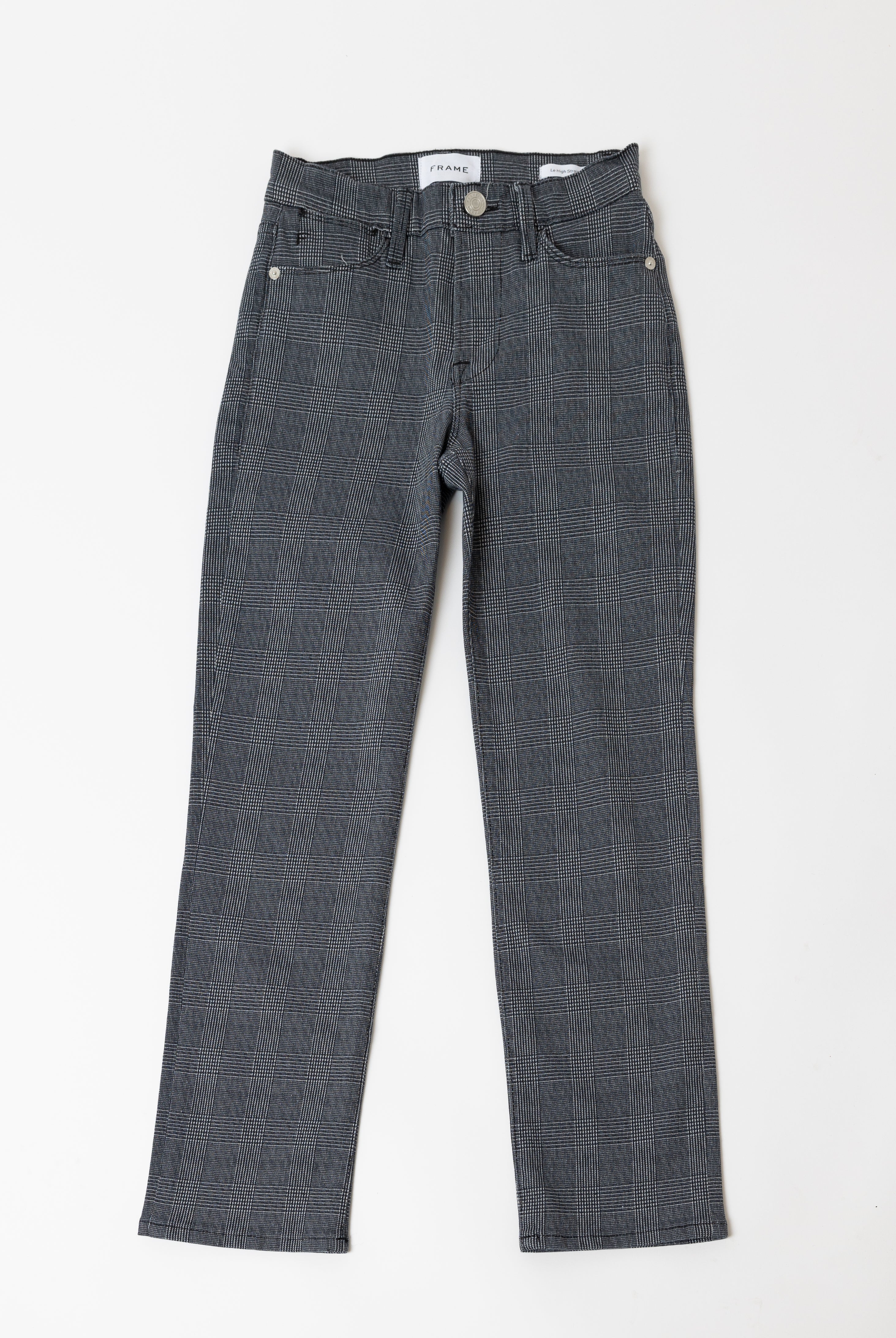 Le High Straight Jean - Noir Multi-FRAME-Over the Rainbow