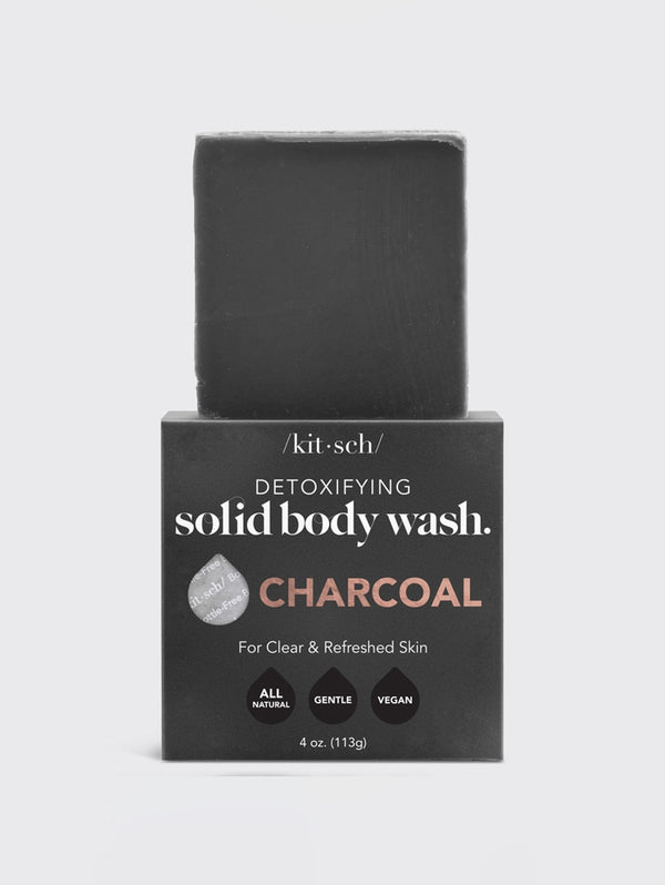 Charcoal Detoxifying Body Wash Bar-KITSCH-Over the Rainbow