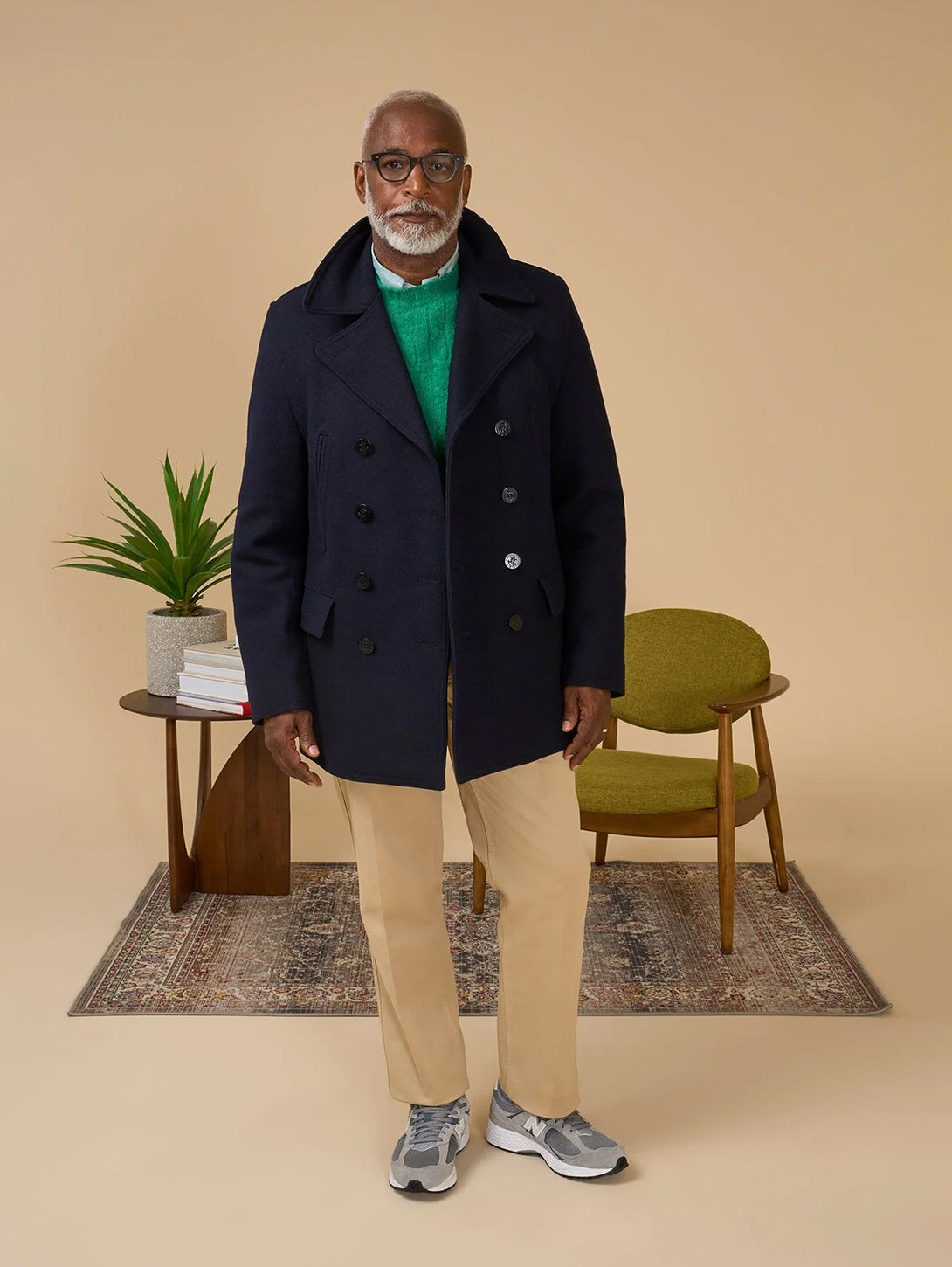 ジャケット・アウター 80s GLOVERALL \"CHURCHILL PEACOAT\" Churchill Peacoat By Gloverall - Navy – The Territory Ahead