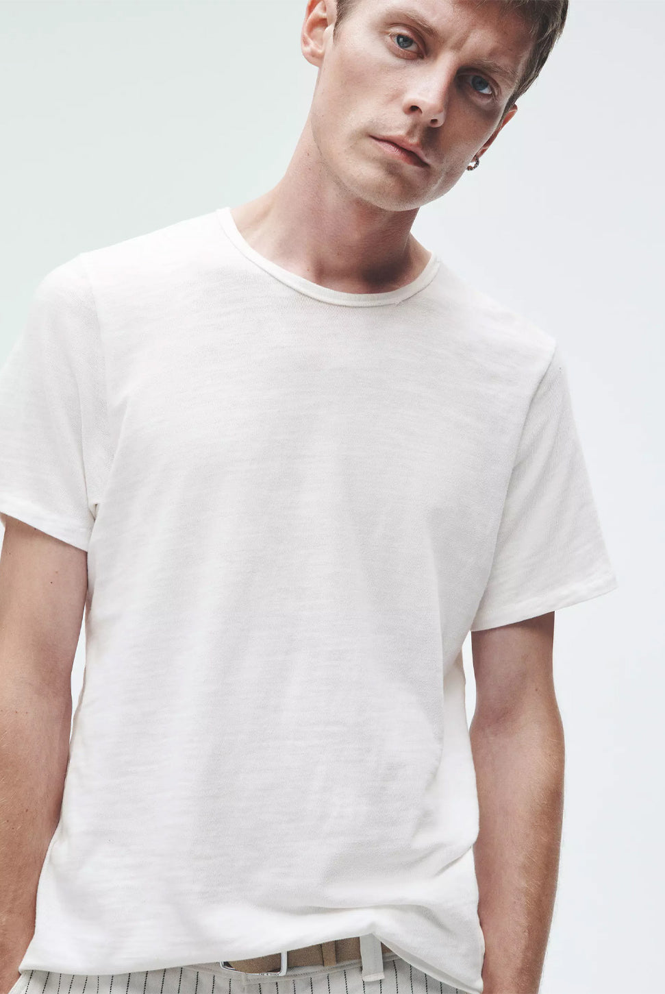 Flame Tee - White-RAG + BONE-Over the Rainbow