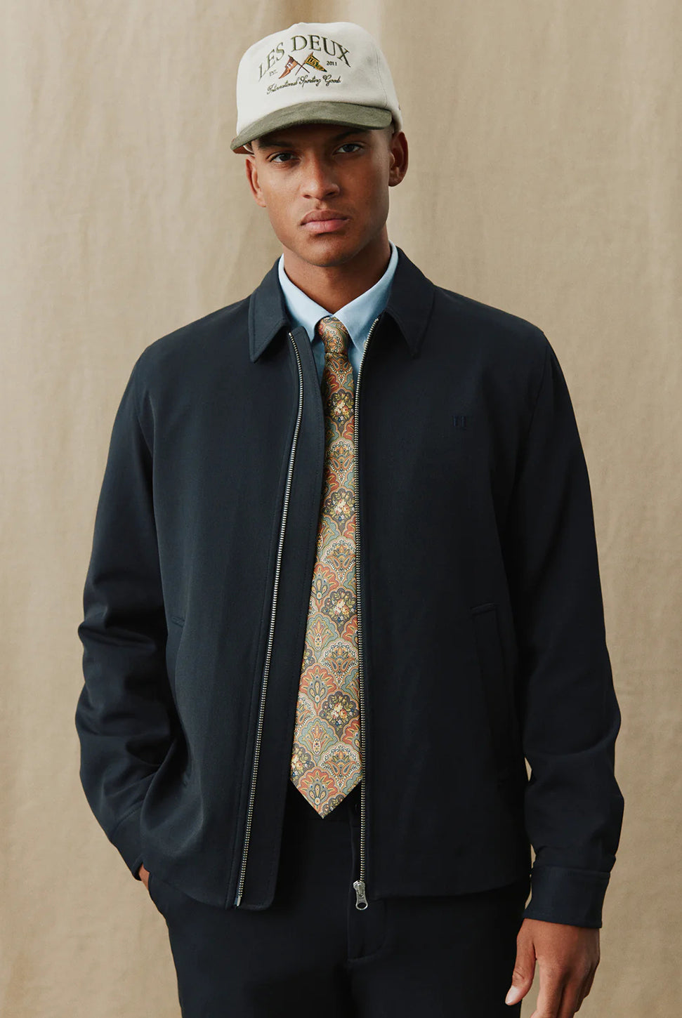 Como Coach Jacket - Navy-LES DEUX-Over the Rainbow