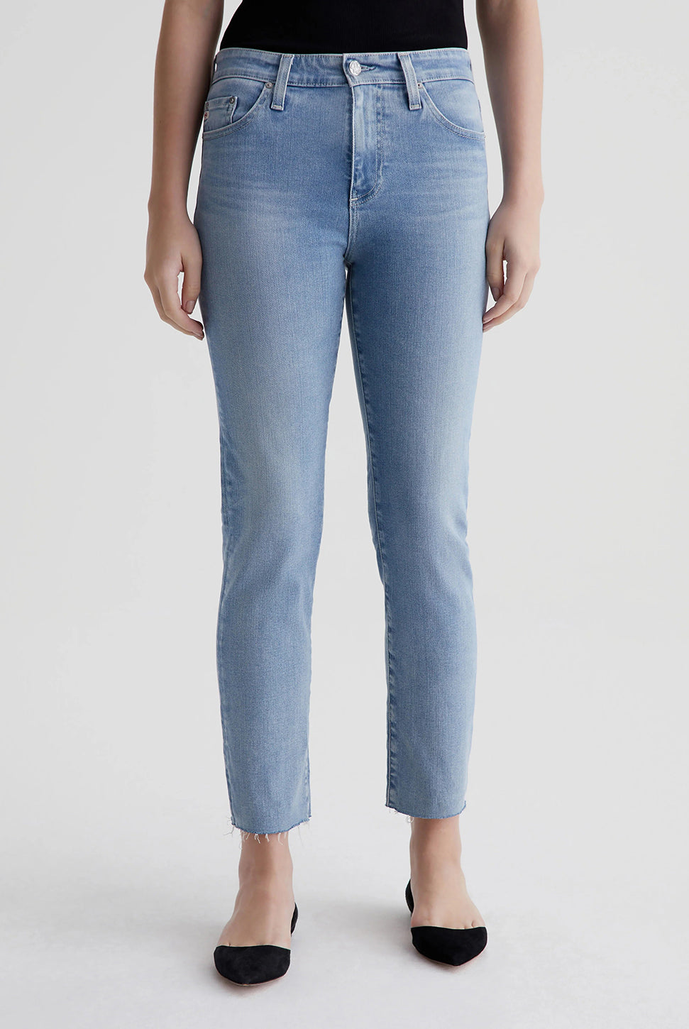 Mari Mid Rise Crop Jean - 24 Hour Looking Glass-AG Jeans-Over the Rainbow