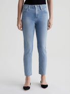 Mari Mid Rise Crop Jean - 24 Hour Looking Glass-AG Jeans-Over the Rainbow
