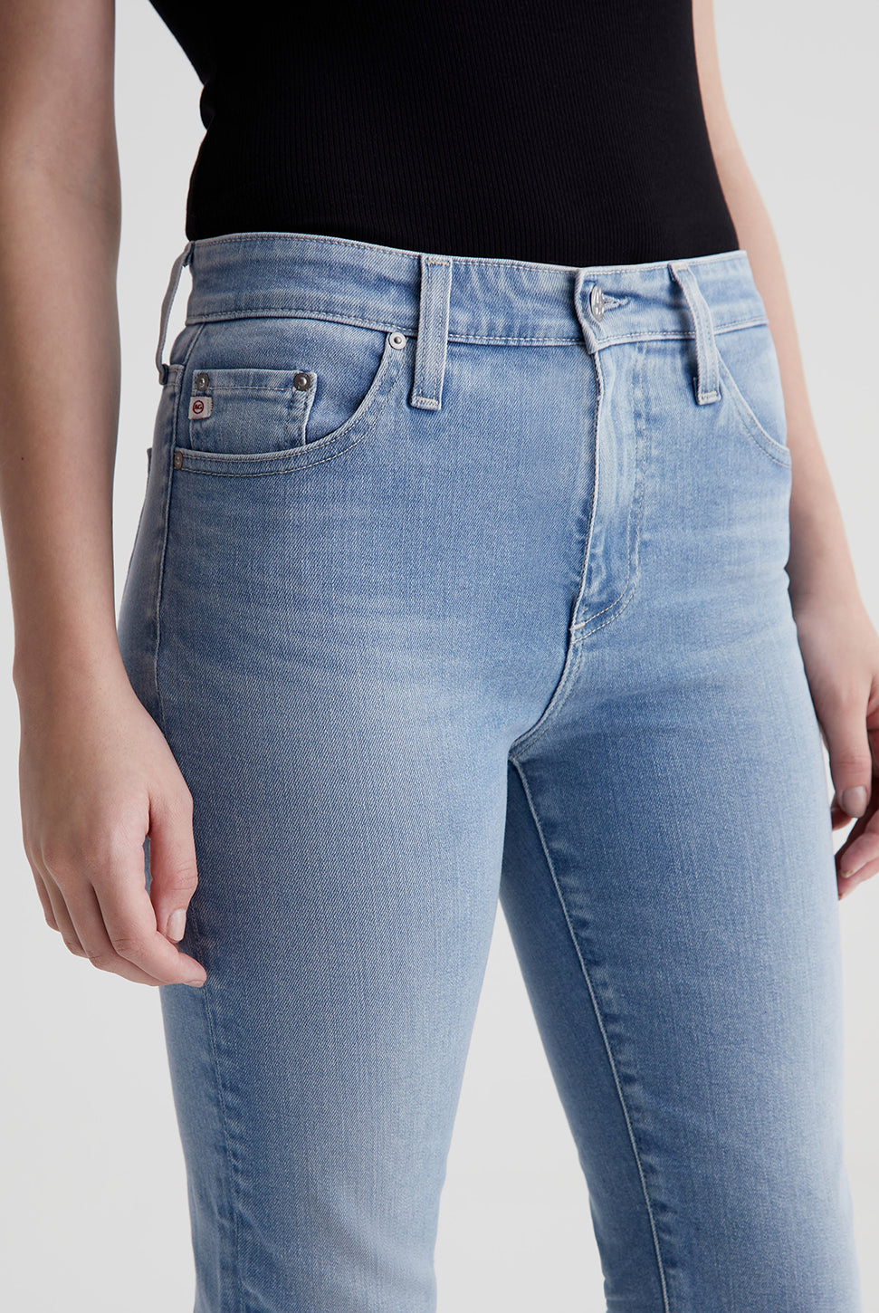 Mari Mid Rise Crop Jean - 24 Hour Looking Glass-AG Jeans-Over the Rainbow