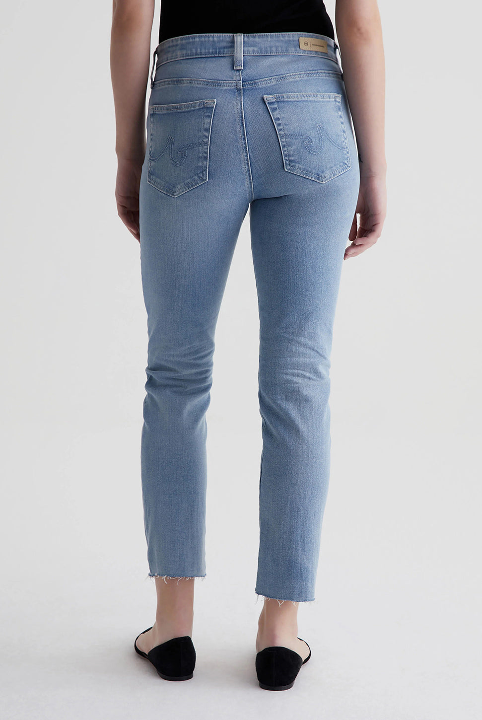 Mari Mid Rise Crop Jean - 24 Hour Looking Glass-AG Jeans-Over the Rainbow