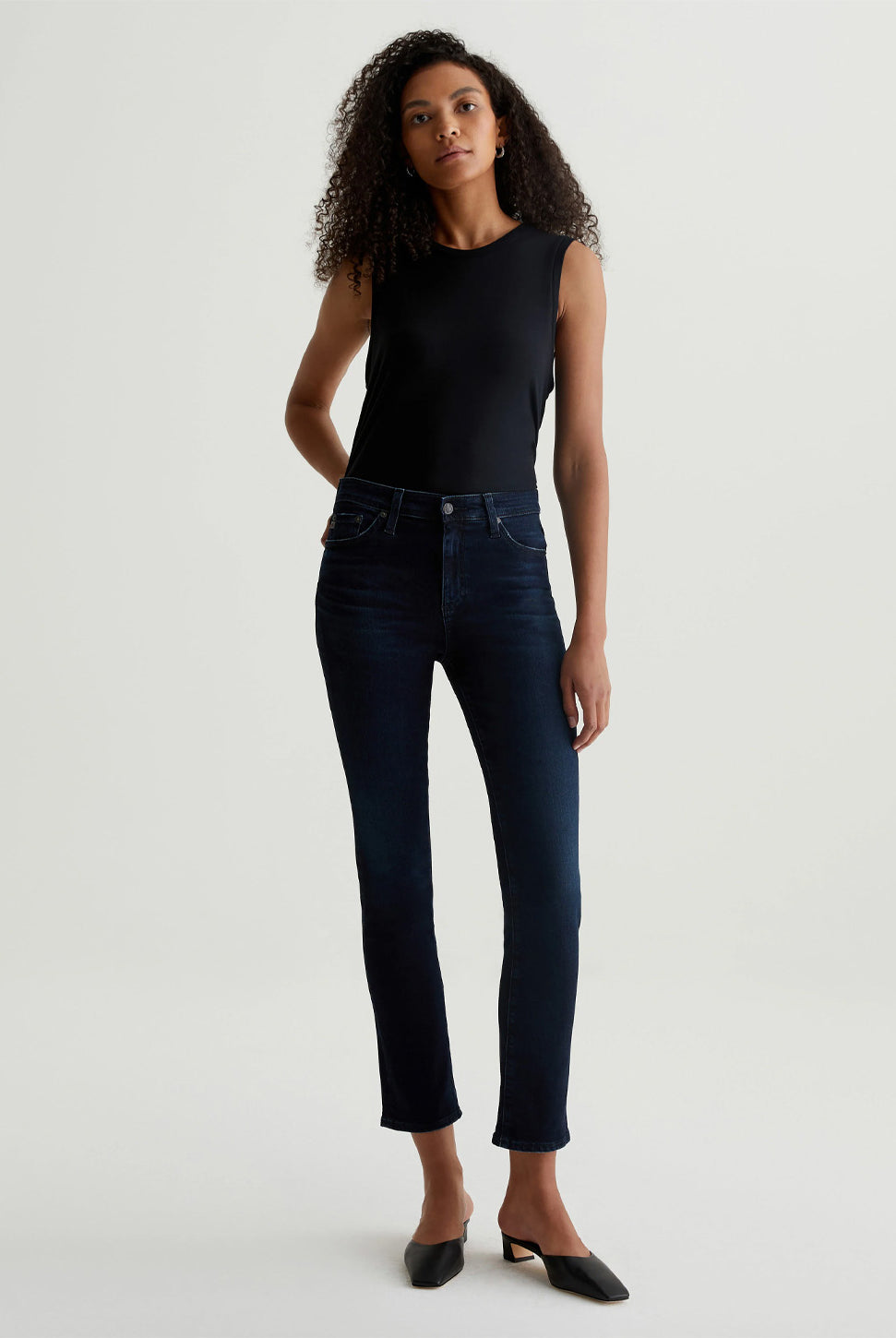 Mari Mid Rise Straight Jean - 3 Years Highrise-AG Jeans-Over the Rainbow