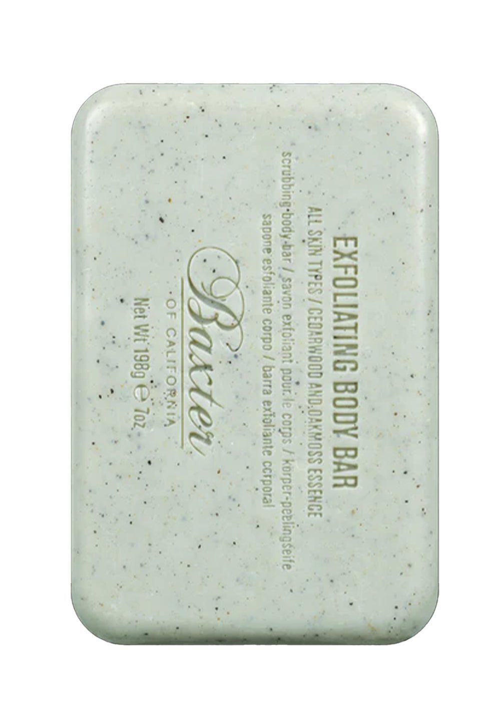 Exfoliating Body Bar - Cedarwood & Oakmoss-BAXTER OF CALIFORNIA-Over the Rainbow
