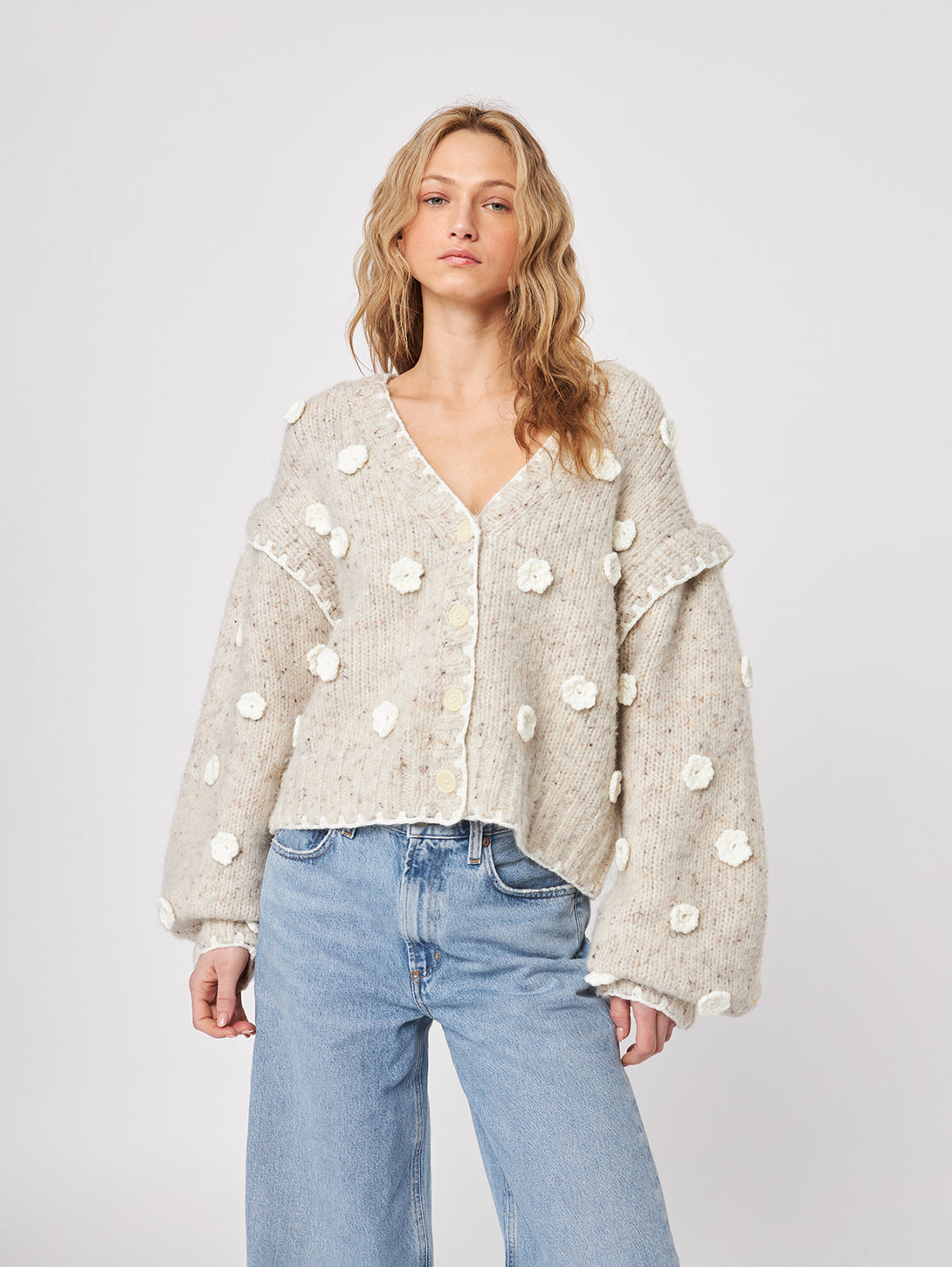 JOHN & JENN | Marco Floral Cardigan - Tundra Flowers | Over The