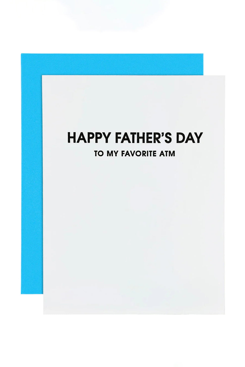 My Favorite ATM Father's Day - Letterpress Card-CHEZ GAGNE LETTERPRESS-Over the Rainbow