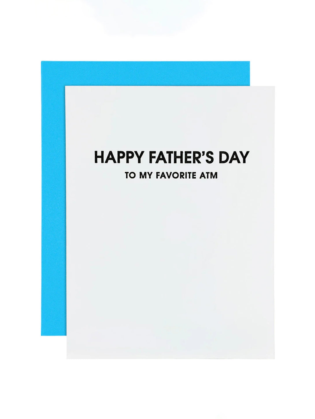 My Favorite ATM Father's Day - Letterpress Card-CHEZ GAGNE LETTERPRESS-Over the Rainbow