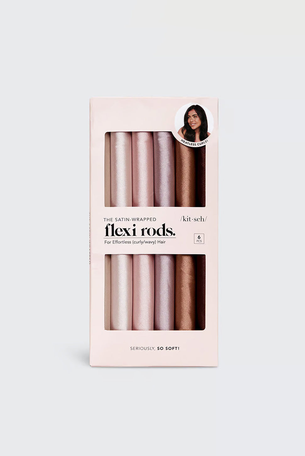Satin Wrapped Flexi Rods - 6pc Set-KITSCH-Over the Rainbow