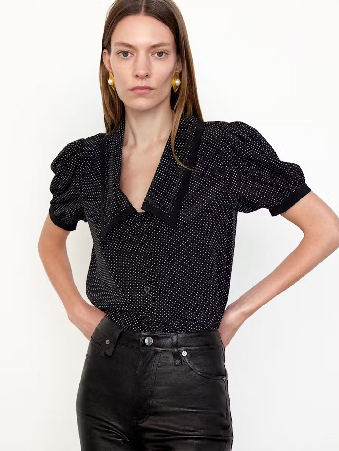 トップス ENFOLD SAILOR-COLOR BLOUSE SAILOR-COLOR BLOUSE｜ENFOLD（エンフォルド）正規取り扱い通販