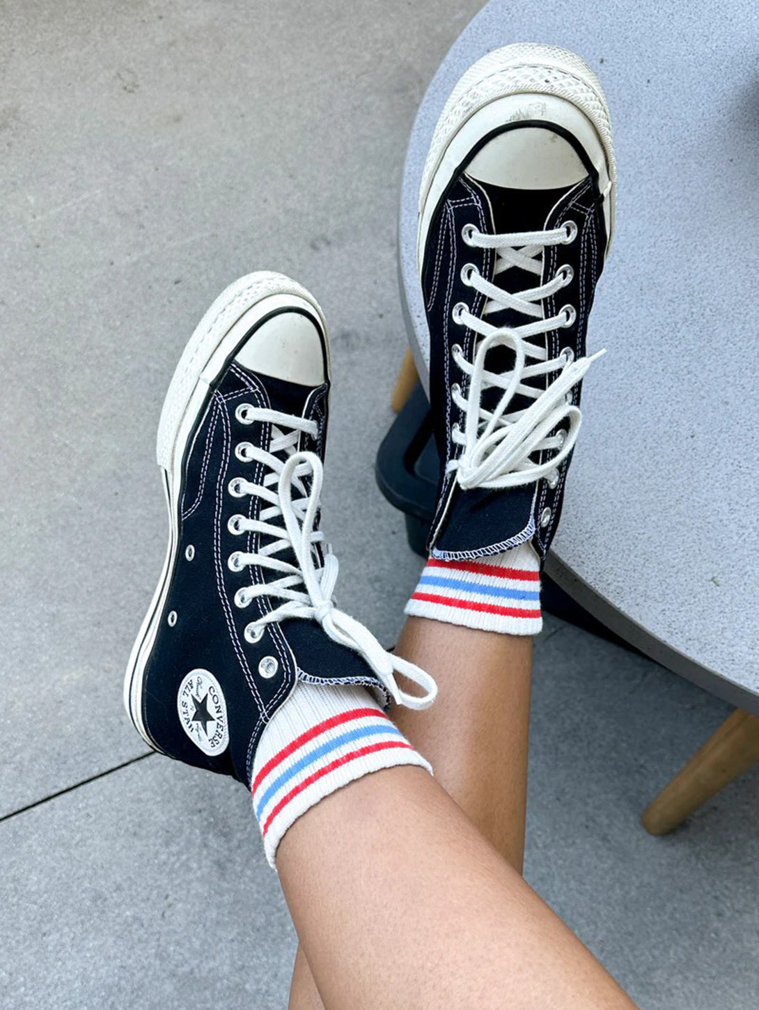 Girlfriend Socks - Leche-LE BON SHOPPE-Over the Rainbow