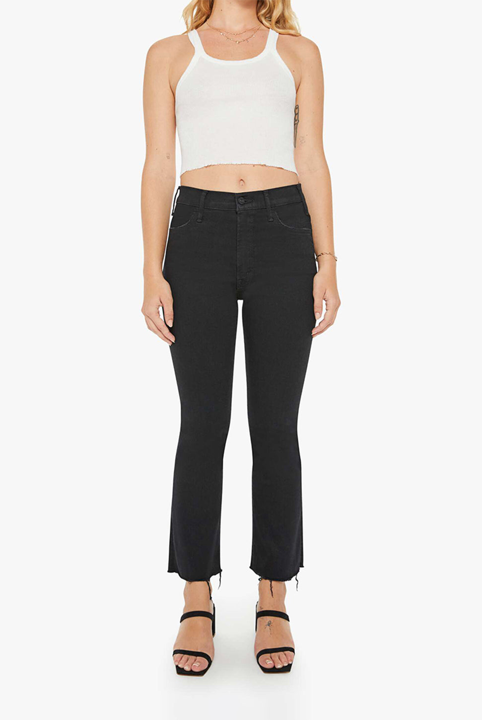 Lil' Hustler Ankle Fray Jean - Not Guilty (Petite)-Mother-Over the Rainbow