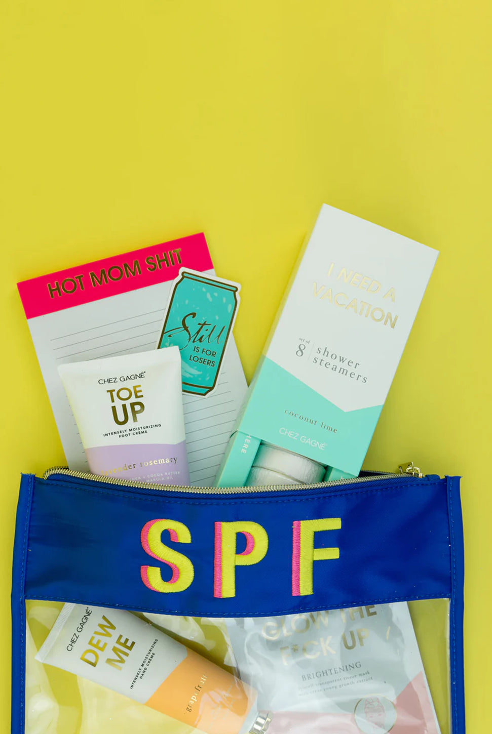 I Need A Vacation Shower Steamer Set - Coconut Lime-CHEZ GAGNE LETTERPRESS-Over the Rainbow