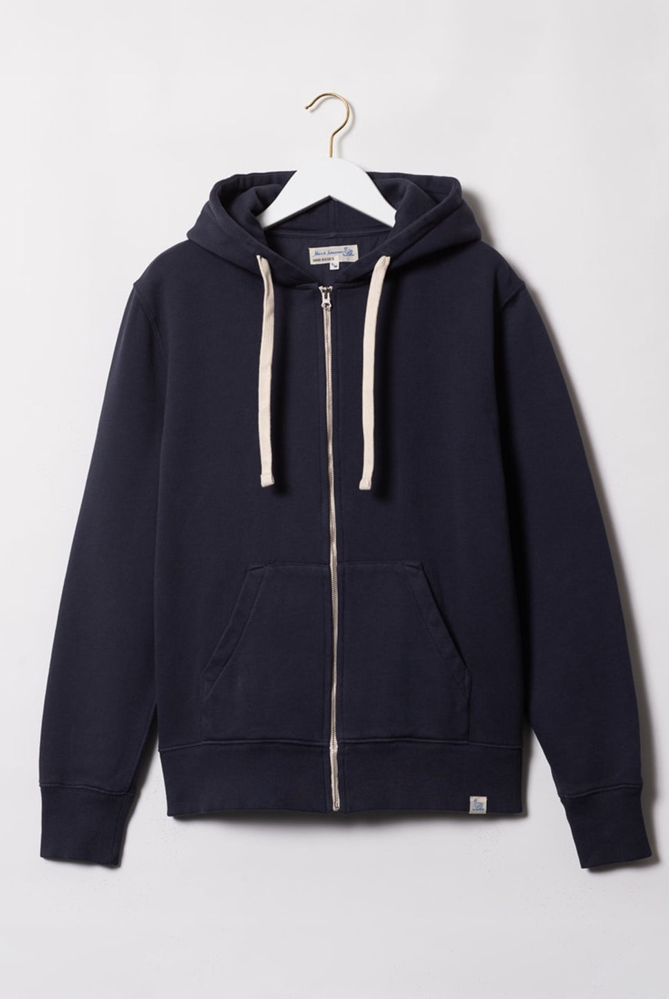 Zip Up Hoody - Denim Blue-MERZ B SCHWANEN-Over the Rainbow