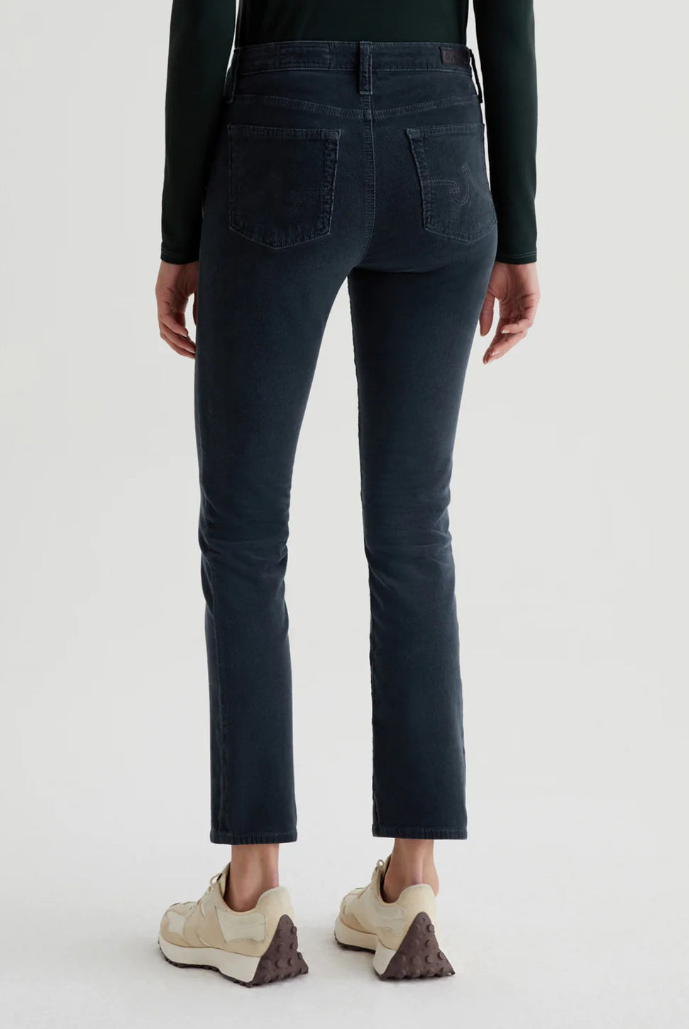 Mari Mid Rise Corduroy Pant-AG Jeans-Over the Rainbow